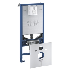Система инсталляции для подвесного унитаза, GROHE Rapid SL, комплект 3 в 1, монтажная высота 1.13 м, (39598000)