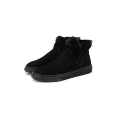 Замшевые ботинки Hogan