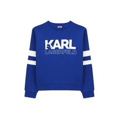 Хлопковый свитшот Karl Lagerfeld Kids