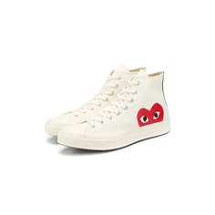 Текстильные кеды Comme des Garcons Play x Converse Comme des Garcons Play