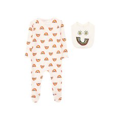 Хлопковый комбинезон с нагрудником Stella McCartney