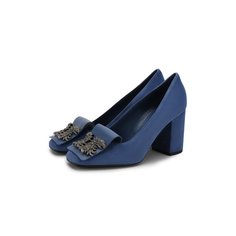 Замшевые туфли Valentino Garavani Maison Gryphons Valentino