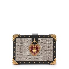 Сумка My Heart из кожи змеи Dolce & Gabbana