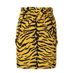 Юбка с принтом Saint Laurent