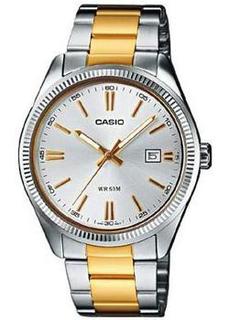 Японские наручные мужские часы Casio MTP-1302PSG-7A. Коллекция Analog