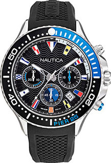 Швейцарские наручные мужские часы Nautica NAPP25F09. Коллекция Pier 25