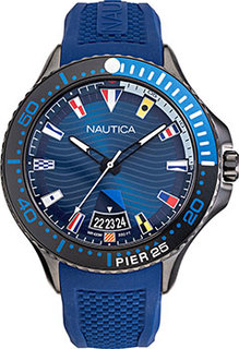 Швейцарские наручные мужские часы Nautica NAPP25F08. Коллекция Pier 25