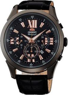 Японские наручные мужские часы Orient TW04005B. Коллекция Sporty Chrono