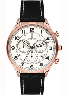 Швейцарские наручные мужские часы Wainer WA.19498E. Коллекция Wall Street