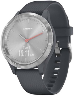 Умные часы Garmin vivomove 3S S/E EU Silver Granite Blue Silicone (010-02238-20)