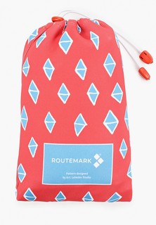 Чехол для чемодана Routemark "Ромбиквкрасном" с паттерном Студии Артемия Лебедева