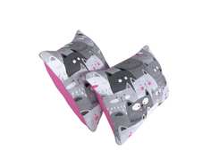 Декоративная подушка Райтон-Natura Большая подушка Отто (Симпл Коты 1/Симпл Розовый) 60x60