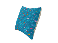 Декоративная подушка Райтон-Natura Большая подушка Отто (Forest Море/Forest Светло-бежевый) 60x60