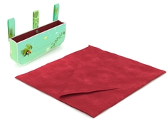 Декоративная подушка Райтон-Natura Текстильный комплект Отто-1 (Forest Лианы/Forest Красный) 80x190