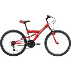 Велосипед Black One Ice FS 24 (2019) красный/белый/чёрный