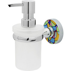 Дозатор для жидкого мыла Wasserkraft Diemel хром/белый, 170 ml (K-2299)
