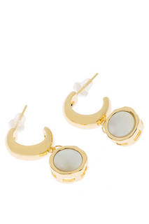 Серьги E_CHEZENA_G pearl Cosmos