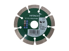 Диск Hitachi 773070 115mm H22.23mm алмазный, универсальный