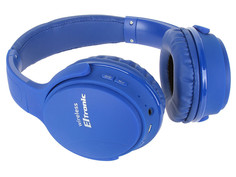 Наушники Eltronic Bluetooth/FM/Micro SD/AUX Blue 4466