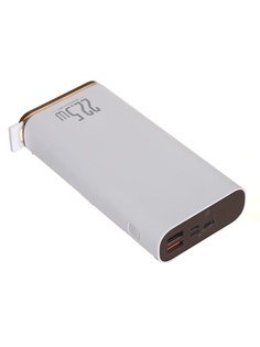 Внешний аккумулятор Baseus Starlight Digital Display Quick Charg Power Bank 20000mAh 22.5W White PPXC-02