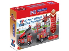 Конструктор Магникон Пожарная станция MK-50FS
