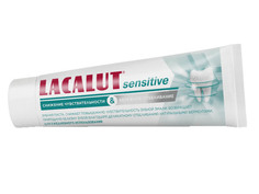Зубная паста Lacalut Сенситив Снижение чувствительности и бережное отбеливание 75мл 666270