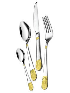 Столовые приборы Mercury MC-6171 Версаче 24 предмета Blue Velvet