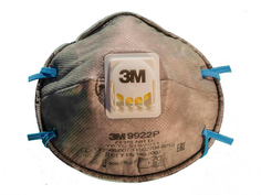 Защитная маска 3M 9922P класс защиты FFP2 (до 12 ПДК) с клапаном 7100060446