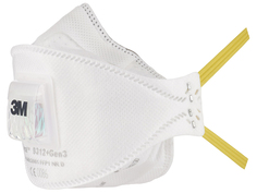 Защитная маска 3M Aura 9312+ Gen3 класс защиты FFP1 (до 4 ПДК) с клапаном