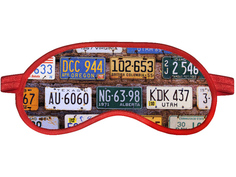 Маска для сна Ratel Travel License Plates R3_88_103wt_082_AT140u_OS