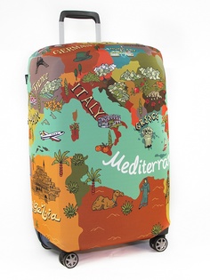 Чехол для чемодана RATEL Travel размер S Map of Mediterranean
