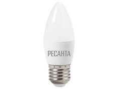 Лампочка Ресанта Свеча LL-R-C37-6W-230-3K-E27 76/1/9