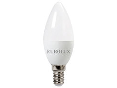 Лампочка Eurolux Свеча LL-E-C37-6W-230-2.7K-E14 76/2/2