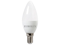 Лампочка Eurolux Свеча LL-E-C37-5W-230-2.7K-E14 76/2/1