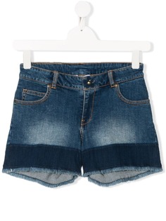 Little Marc Jacobs джинсовые шорты с эффектом потертости