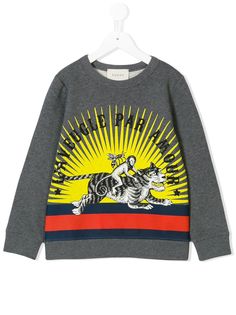 Gucci Kids толстовка с принтом