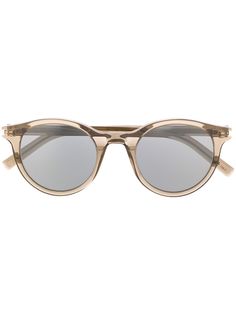 Saint Laurent Eyewear солнцезащитные очки SL342 в круглой оправе