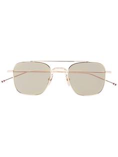 Thom Browne Eyewear зеркальные солнцезащитные очки