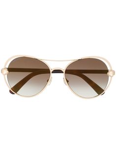 Jimmy Choo Eyewear солнцезащитные очки Sarahs с двойным мостом