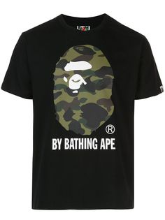 BAPE футболка с логотипом