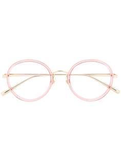 Marc Jacobs Eyewear двухцветные очки в круглой оправе