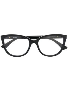 Moschino Eyewear очки в круглой оправе с логотипом