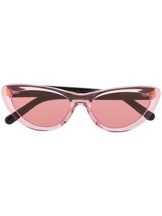 Marc Jacobs Eyewear солнцезащитные очки в прозрачной оправе кошачий глаз