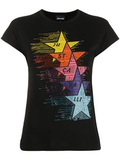 Just Cavalli декорированная футболка