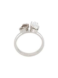 MM6 Maison Margiela кольцо с кристаллами