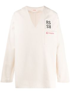 Raf Simons джинсовая толстовка с нашивкой-логотипом