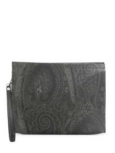 Etro клатч с цветочным узором