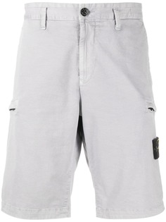 Stone Island шорты карго с нашивкой-логотипом