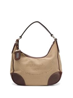 Prada Pre-Owned жаккардовая сумка с логотипом