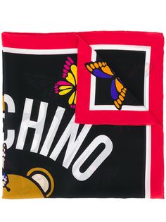 Moschino платок с принтом Teddy Bear